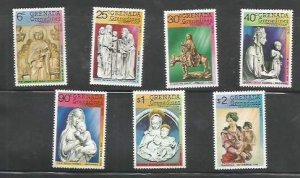 GREN. GRENADINES - 1979 - Statues of Madonna - Perf 7v Set - Mint Never Hinged