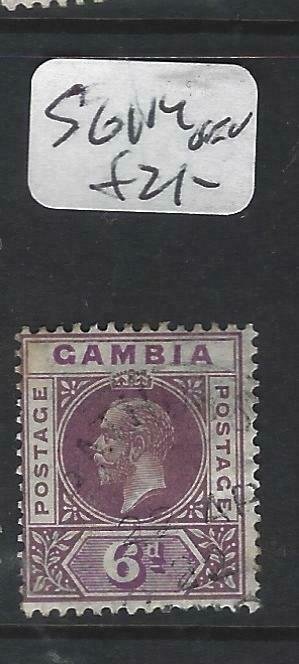 GAMBIA  (P0607B)  KGV  6D  SG 114   VFU