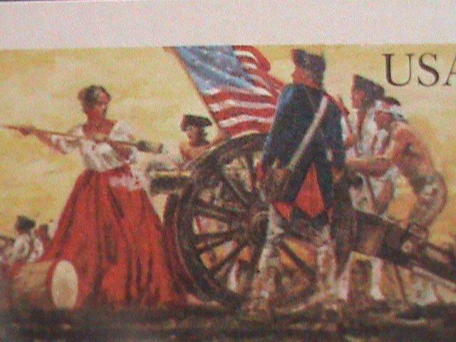 ​UNITED STATES -PC-1978  MOLLY PITCHER-MONMOUTH,1778 MNH POST CARD-VERY FINE