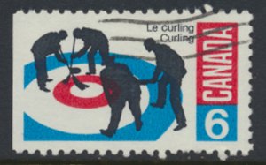 Canada SG 632  Used  Curling    SC# 490  see scan 