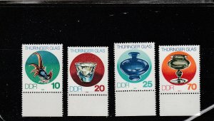 Germany DDR  Scott#  2379-2382  MNH  (1983 Thuringia Glass)