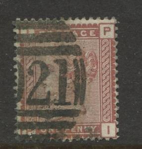 Great Britain  #79  Used 1880 Single 1p Stamp