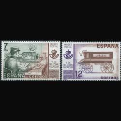 SPAIN 1981 - Scott# 2273-4 Postal Museum Set of 2 NH