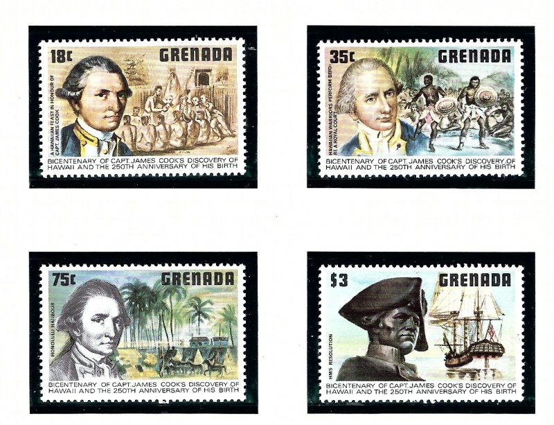 Grenada 895-98 MNH 1978 Capt Cook     (KA)