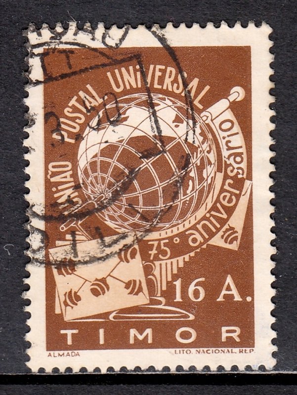 Timor - Scott #255 - Used - Paper adhesion/rev., some unevenness - SCV $10