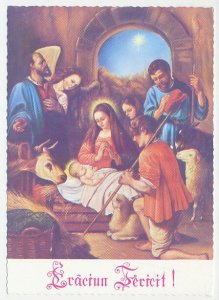 Postal stationery Romania 1990 Birth of Jesus Christ 