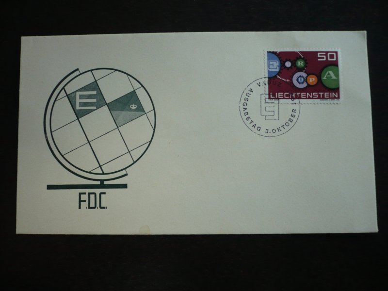 Postal History - Liechtenstein - Scott# 368 - First Day Cover