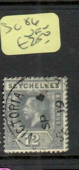 SEYCHELLES  (P2705B)   KGV   12C      SG  86        VFU