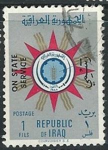 Iraq = Scott # O206 - Used
