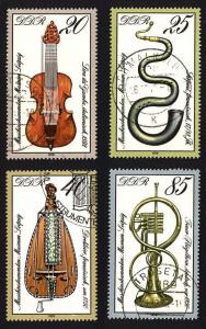 DDR Sc# 2031-34  1979 Musical Instruments set of 4 CTO