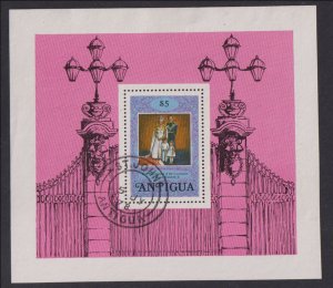 Antigua   #513  used 1978 sheet anniversary coronation