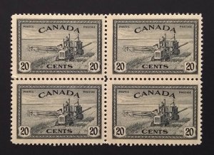 Canada 271 Block F-VF MNH