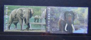 South Africa 2003 Anniversary Diplomatic relations with Thailand Elephants MNH