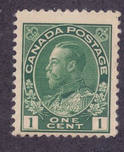 Canada 104 MNH OG 1911 1c Dark Green KG V Issue F-VF Scv $60.00