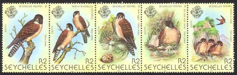 Seychelles Sc# 447 MNH 1980 2fr Seychelles Kestrel