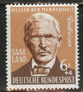 Saar Scott B123 MH* 1958  Semipostal