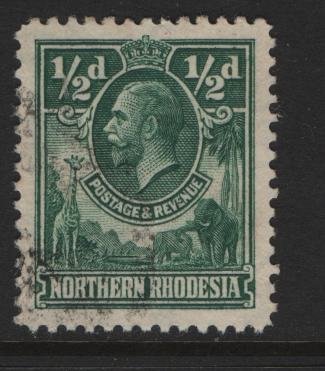 NORTHERN RHODESIA 1 USED KING GEORGE 1925