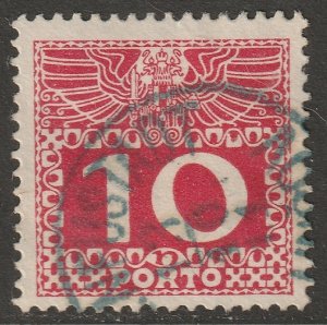 Austria 1908 Sc J38 postage due used Mahr. Neustadt/Uncov green CDS