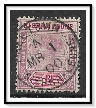 Sierra Leone #35 Queen Victoria Used