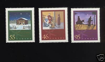 2000, Canada , Christmas, MNH # 1873-1875