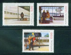Portugal Scott 1415-7 MNH** Imigrant stamp set 1979