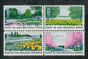 1365 Beautify America MNH block of 4