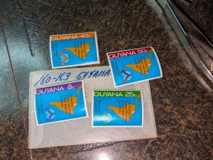 Guyana #160-163 MNH