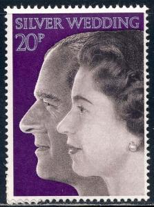 Great Britain 1972 Sc 684 Elizabeth Philip Royalty Stamp MDG