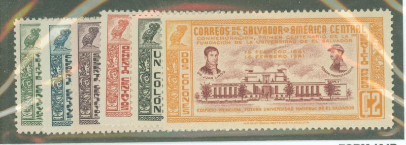 Salvador, El #C78-83  Single (Complete Set)