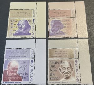 GIBRALTAR # 770-773-MINT NEVER/HINGED-COMPLETE SET/SINGLES WITH LABEL-1998(#2)