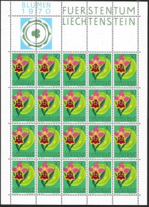 LIECHTENSTEIN (80) All different Sheets of stamps ALL Mint Never Hinged