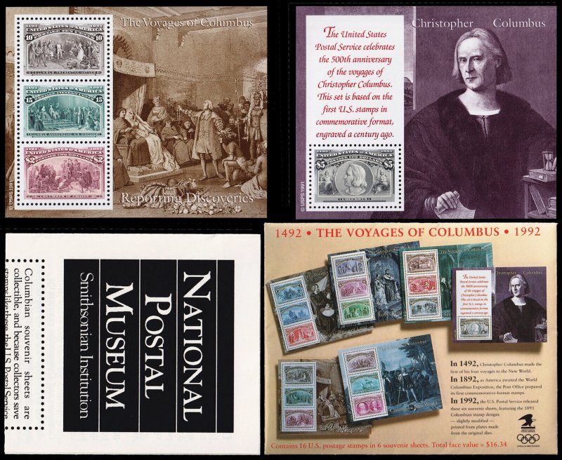 United States Scott 2624-2629 (1992) Mint NH VF Complete Set, CV $30.50 M