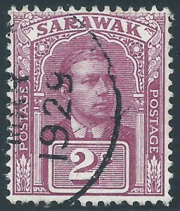 Sarawak, Sc #80, 2c Used