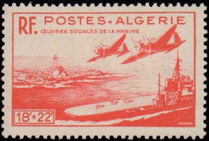 Algeria #B55-B56, Complete Set(2), 1949, Never Hinged