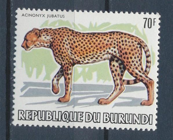 Burundi 1983  Scott 599 MNH - 70 fr, Cheetah