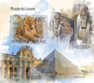 Togo - 2019 Louvre Museum - Stamp Souvenir Sheet - TG190364b