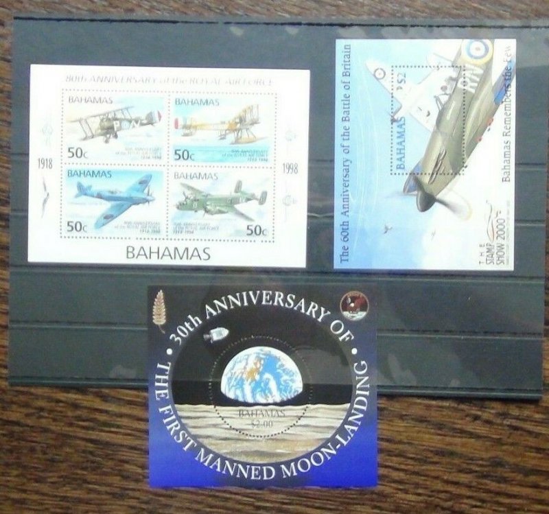 Bahamas 1998 RAF 1999 Moon Landing 2000 Battle of Britain LMM 