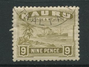 Nauru - Scott 26 - Pictorial Definitive Issue- 1924 - VFU- Single 9p Stamp