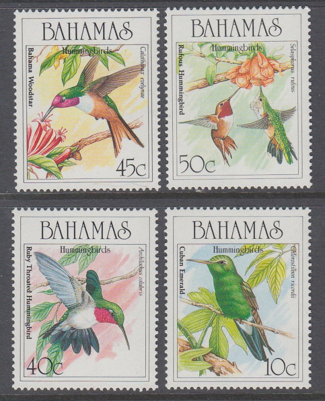 Bahamas 668-671 Hummingbirds MNH VF