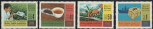 Ceylon, #405-408  MH From 1967