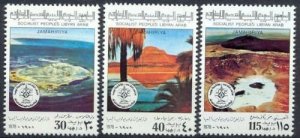 1978- Libya - Symposium on Geology of Libya - Complete set 3v.MNH** 