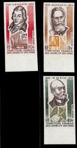 P1021 - Affars Et Issas - IMPERF stamps  - MEDICINE Koch RONTGEN Jenner 1973