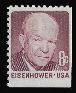 Sc 1395   8¢ Eisenhower Booklet Single - MNH
