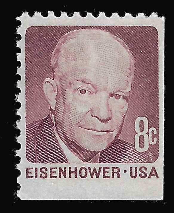 Sc 1395   8¢ Eisenhower Booklet Single - MNH
