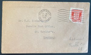 1940 Guernsey Channel Islands Germany Occupation Cover To St Saviour