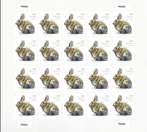 Brush Rabbit Forever stamps 2 sheets total 40 stamps