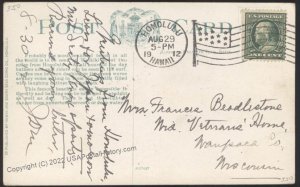 Hawaii USA 1912 Used Postcard Territory Territorial Cover 109049