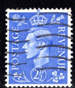 Great Britain / UK #262a Watermark Sideways variety, used, CV $10.00