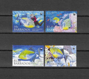 BARBADOS 2006 WWF SG 1290/3 MNH