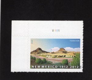 4591 New Mexico, MNH w/plate #